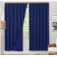 tkone 遮光カーテン 1級 カーテン ドレープカーテン 100×178cm 2枚 ブルー 遮光 断熱 防寒 防音 目隠し